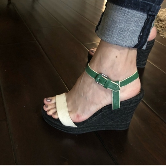 Marc by Marc Jacobs black and red espadrilles sz 40 - Picture 2 of 7